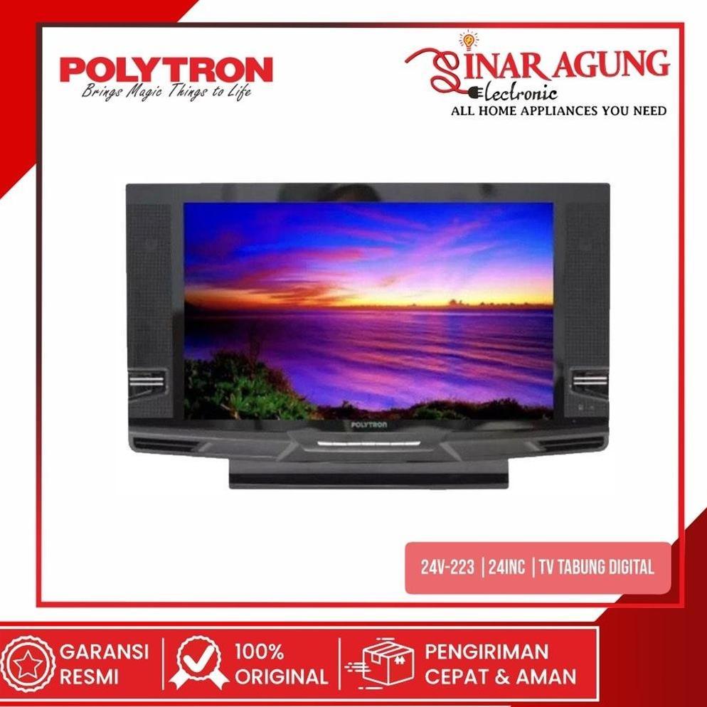 POLYTRON 24V223 / 24V-223 LED TV DIGITAL SEMI TABUNG 24 INCH