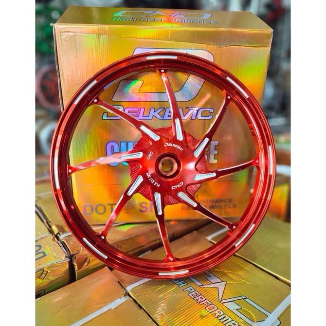DELKEVIC VELG M-8 AEROX & NMAX NEW/OLD RING 17 Original