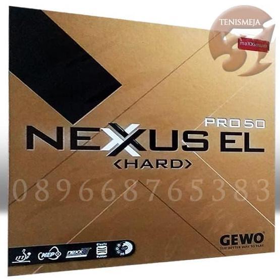 NEXXUS EL PRO 50 (HARD) Rubber pingpong merk Gewo buatan Germany