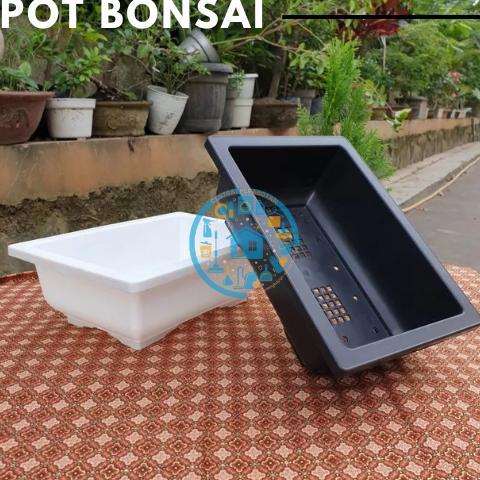 Promo Cod Ya Kak Pot Bonsai Kotak | Pot Bunga Plastik Murah <<