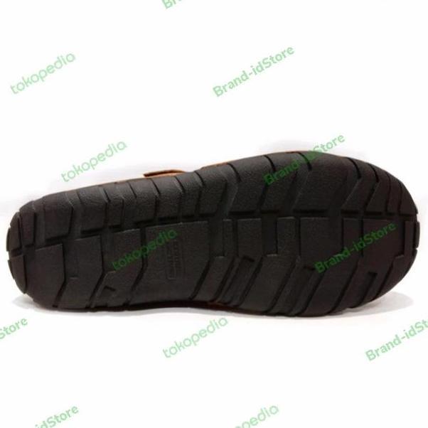 CAMEL ACTIVE Sepatu Sandal Pria orinal kulit asli BRUNO II Tan