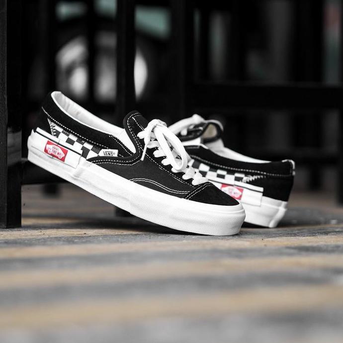 Vans Slip On Cut and Paste Black White