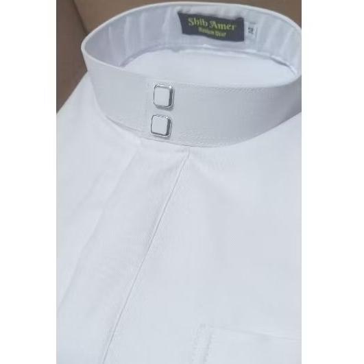 TERBARU JUBAH PUTIH / GAMIS PUTIH ANAK LAKI LAKI. PUTIH POLOS KERAH TEGAK THOBE