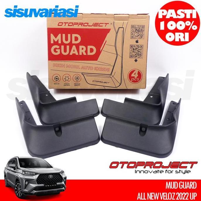 Mudguard Toyota Veloz 2022 2023 2024 2025 - Mud Guard Otoproject Aksesoris Mobil Pelindung Lumpur
