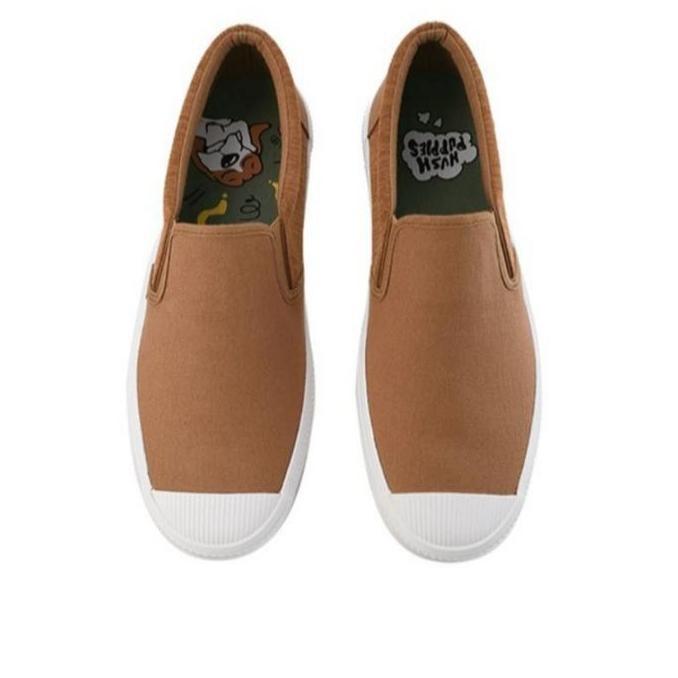 sepatu pria hush puppies jacko laziest brown orinal