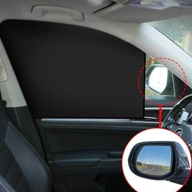 Pelindung Panas Matahari Kaca Mobil Magnetic Penutup Kaca Samping