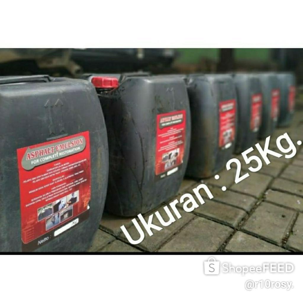 Aspal Cair 25Kg/Aspal Emulsion/Anti Rembes /Anti Jamur Dan Lumut