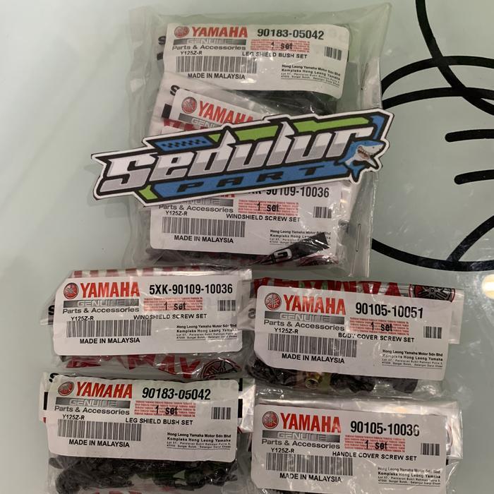 Baut Body. Karet Body Fullset Yamaha 125Z Dan 125Zr Original Ygp Original Dan Terpercaya