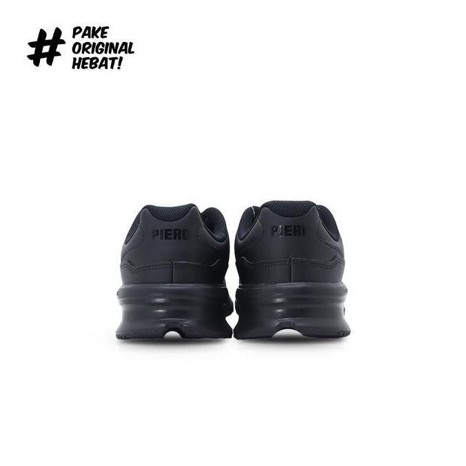 Piero Sepatu Sneakers Jogger 24 Core - Black/Black/Black