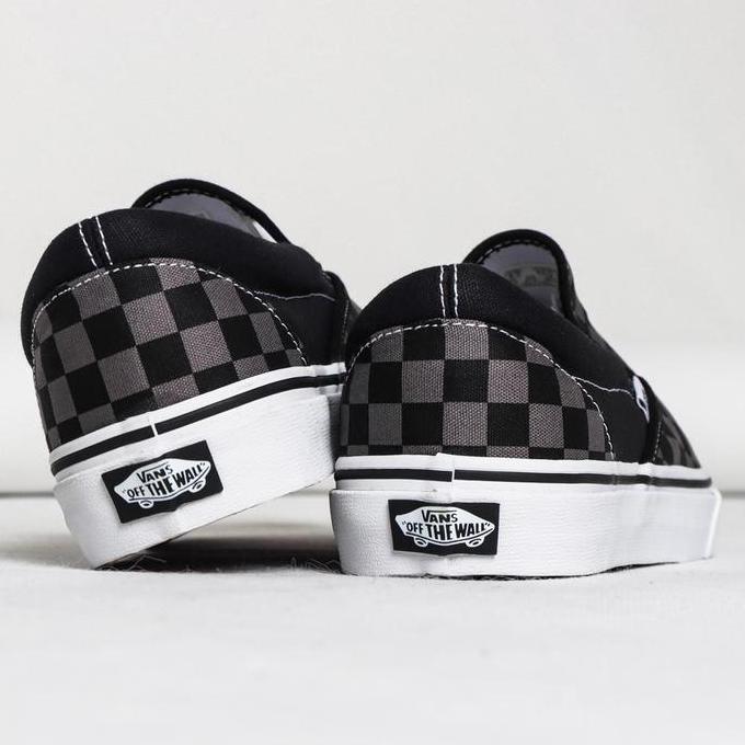 Vans Slip On Checkerboard Black Pewter