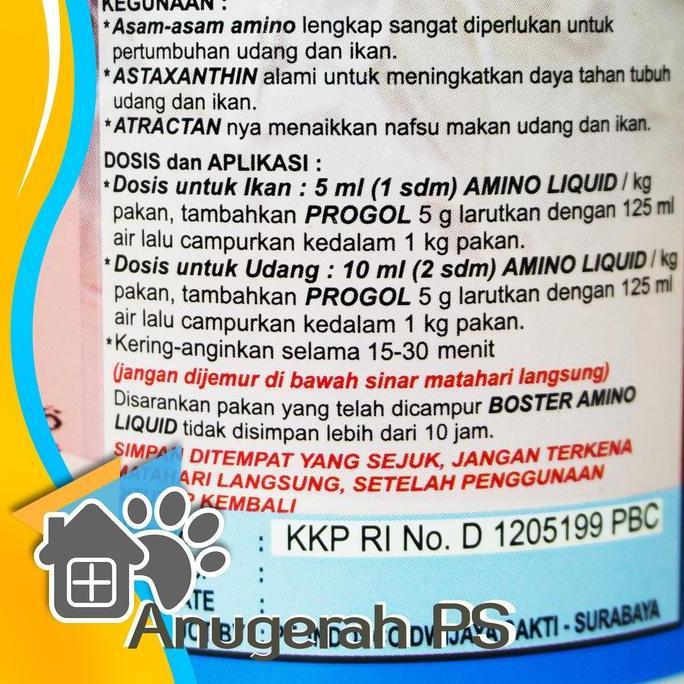 Vitamin Ikan Boster Amino Liquid 1 Liter