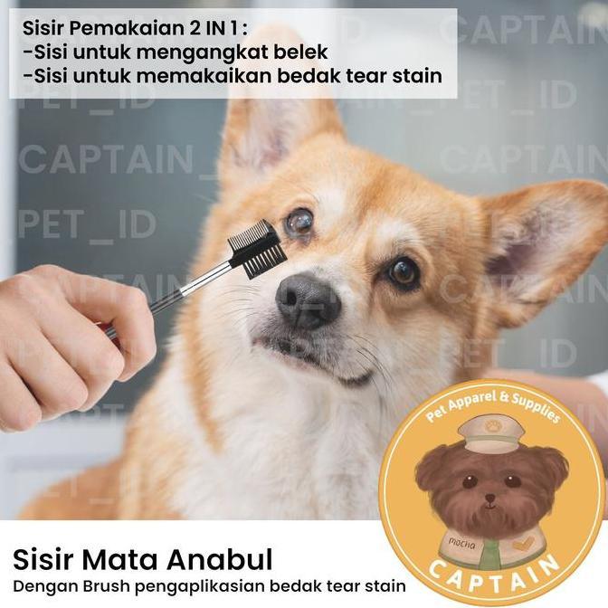 SISIR TEAR STAIN BELEKAN ANJING KUCING BICHON POODLE HSIH TZU