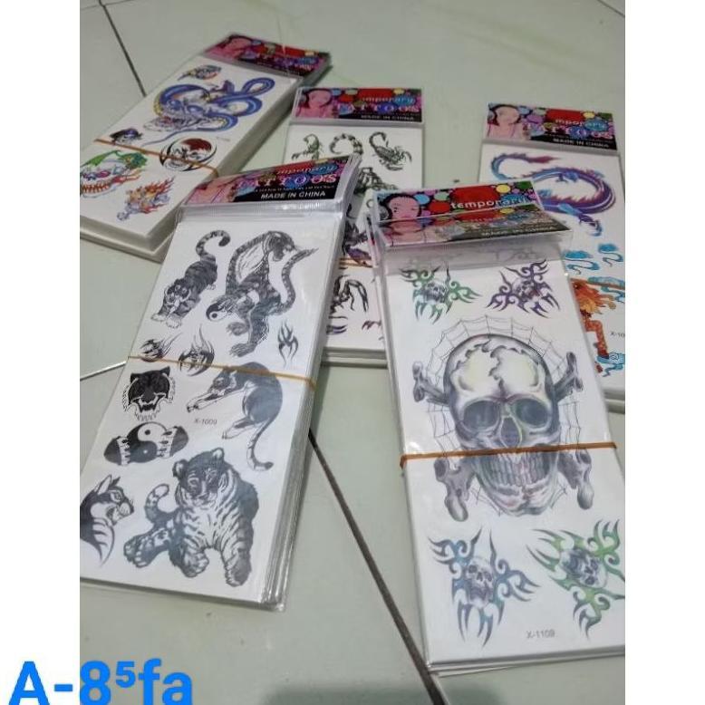 ISI 20 TATO AIR TEMPEL BESAR UKURAN 8X17