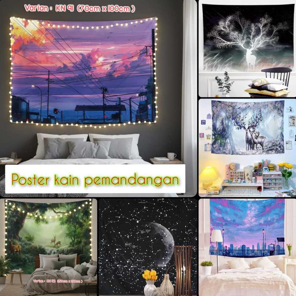 GM- WALLPAPER KAIN DINDING | POSTER KAIN KARTUN | POSTER KAIN DINDING | BACKGROUND KAIN POSTER | POS