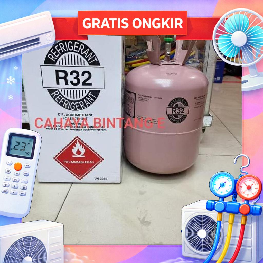 Freon Ac R32 Merk Refrigrant 10 Kg Sameday