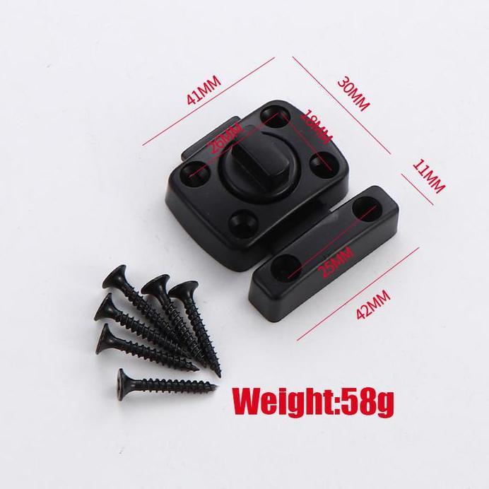 Ready Grendel Pintu Kotak Grendel Putar Slot Pintu Anti Maling Rumah Door Lock Buckle Selot Slot Pin