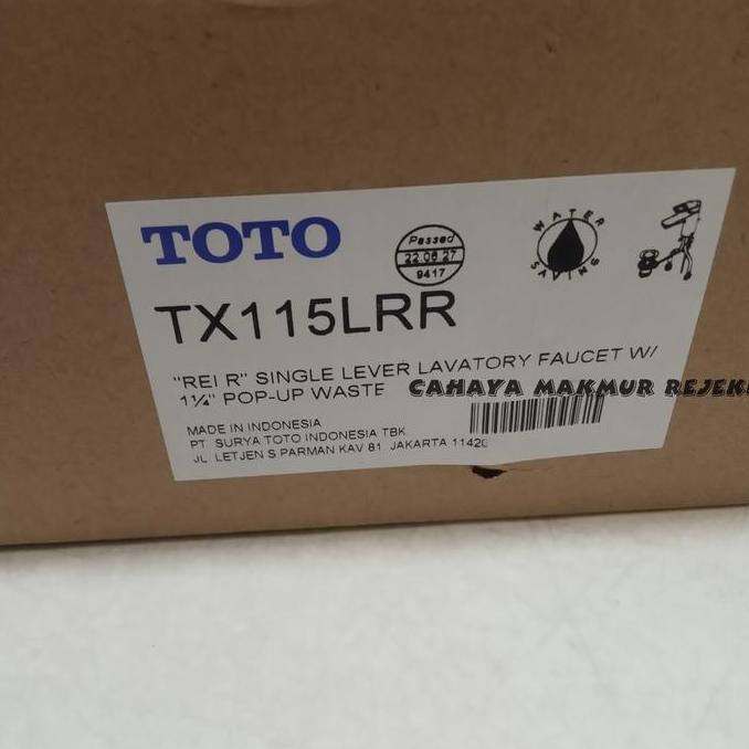 Ready Kran Wastafel Toto TX 115 LRR / Keran Wastafel Toto TX115LRR