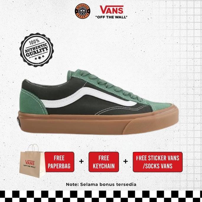 Vans Style 36 Gum Sole - Green Fairway / Forest Nht