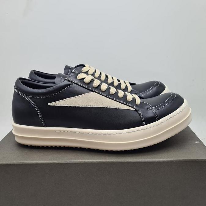 Rick Owens Luxor Vintage Sneaks Black Milk [Hypeware]