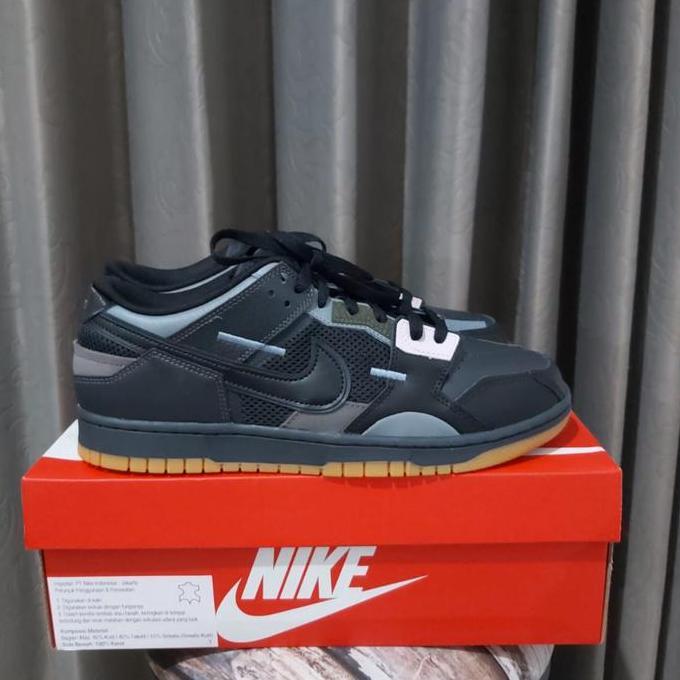 Nike Dunk Low Scrap Black Gum Orinal Resmi (100% Authentic)
