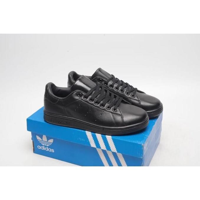 (New) (Gudangsnkrs) Adidas Stan Smith Black