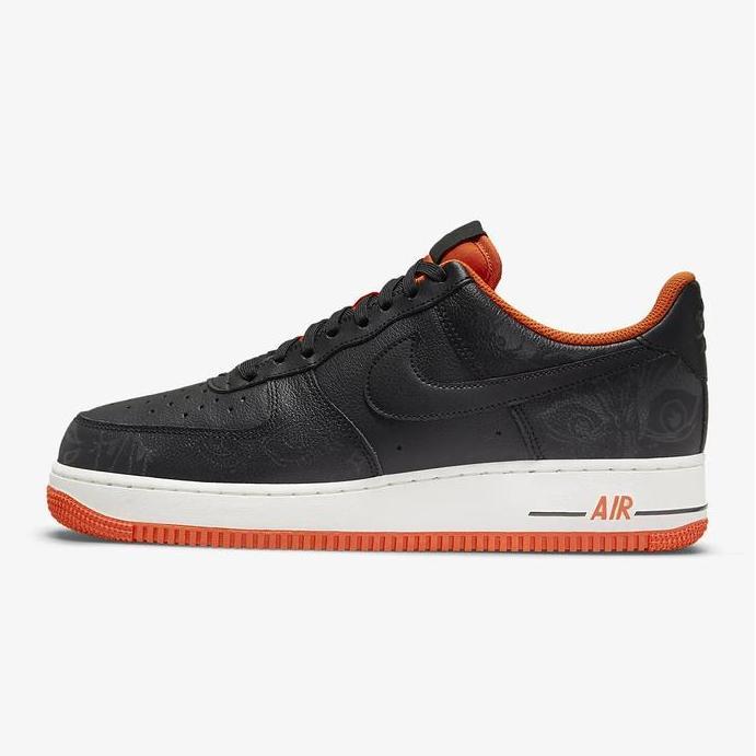 NIKE AIR FORCE 1 '07 PRM HALLOWEEN BLACK STARFISH SAIL ORINAL
