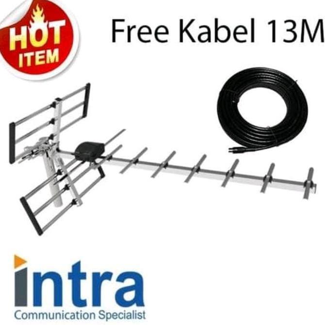 Antena Tv Digital / Antena Digital / Antena Intra 003 Free Kabel 13 Meter Kualitas Terbaik Harga Ter