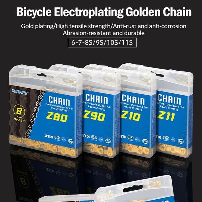 Toopre Rantai Sepeda Lipat MTB Roadbike Fixie Speed 1 sampai 12 Speed