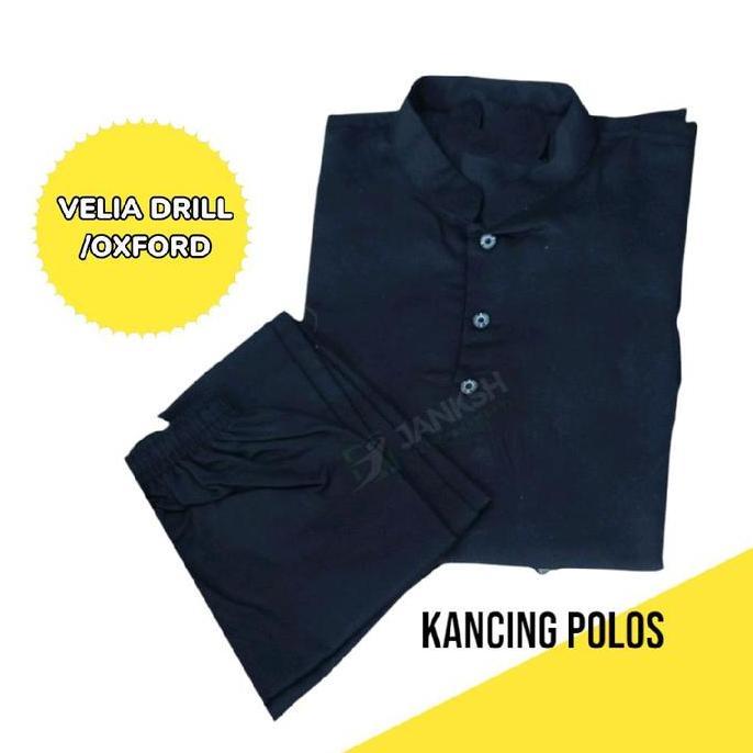 SERAGAM SILAT KANCING POLOS / SERAGAM SILAT / BAJU SILAT / SERAGAM BELADIRI Celana Hitam Panjang Wan