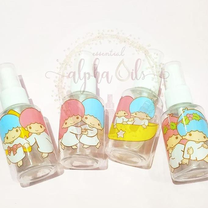 Botol Spray 50ml Plastik Edisi Kartun IMPORT