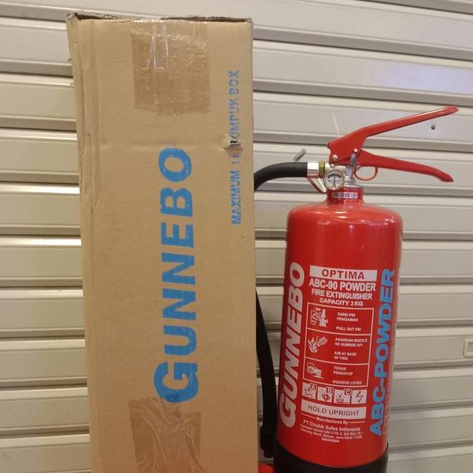 ALAT PEMADAM API APAR GUNNEBO POWDER 3KG GUNNEBO ORIGINAL murah