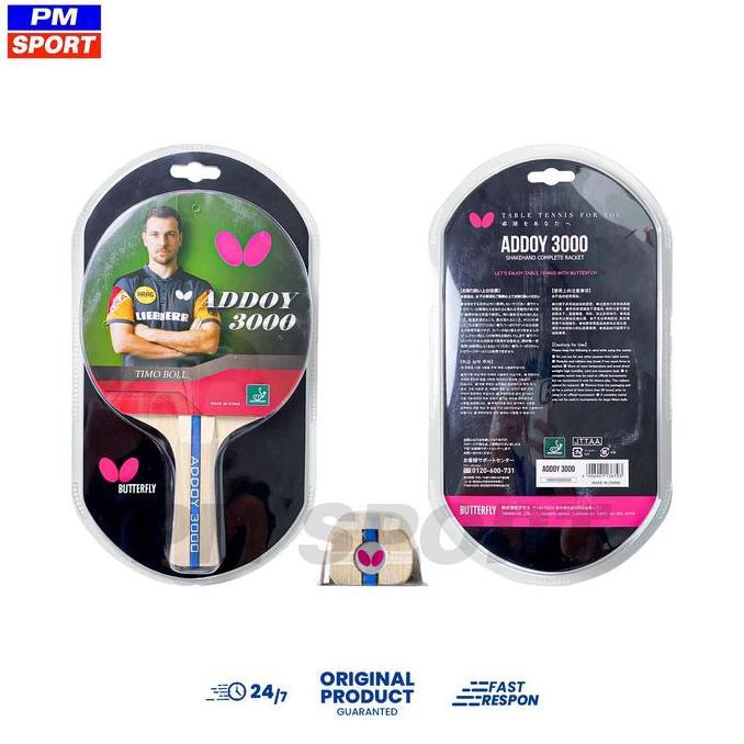 Bet Tenis Meja / Bat Pingpong Butterfly Timo Boll Addoy 3000