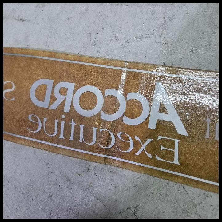 TERLARIS STICKER STIKER KACA BELAKANG MOBIL HONDA ACCORD EXECUTIVE 1983 1984 1985 ORIGINAL 