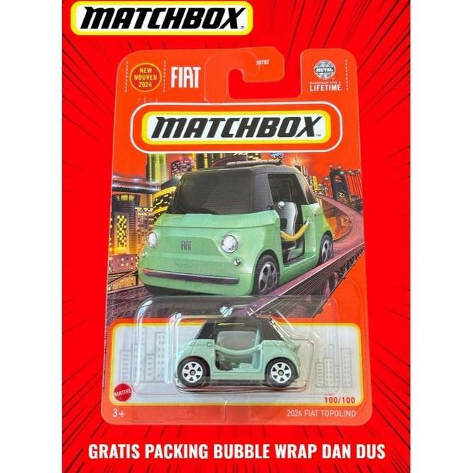 Matchbox 2024 Fiat Topolino Hijau Muda 93AM