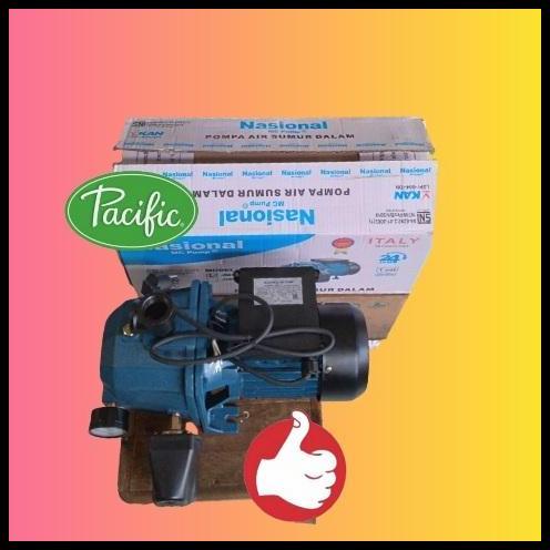 TERLARIS POMPA AIR JET PUMP NATIONAL 250 W SUMUR BOR 30 MTR OTOMATIS DAB DEKER 
