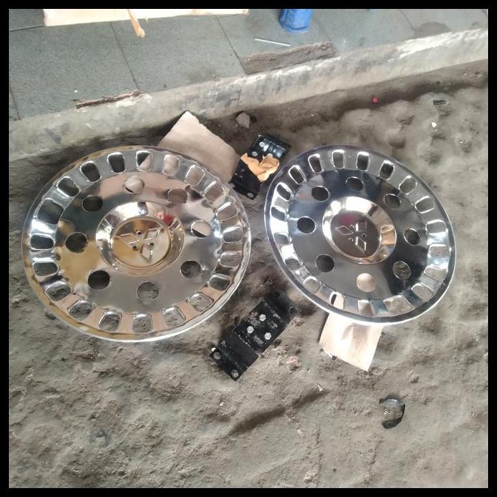 DISKON DOP RODA MOBIL RING 20 TRUK FUSO LUBANG 8 BELAKANG 2 PCS BAHAN STENLIS 