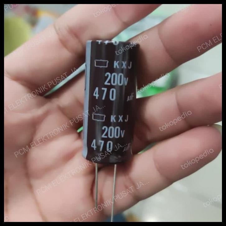 TERLARIS 1022 ELCO ELKO 470UF 470 UF 200V 200VOLT 200 VOLT NIPPON 