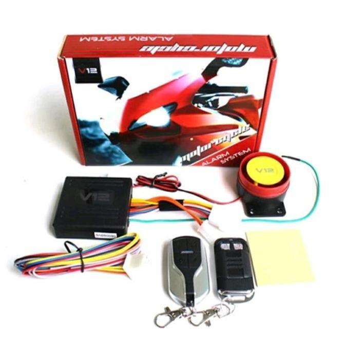 ALARM MOTOR SYSTEM V12 / ALARM REMOTE MOTOR / ALARM KUNCI MOTOR V12 Terlaris
