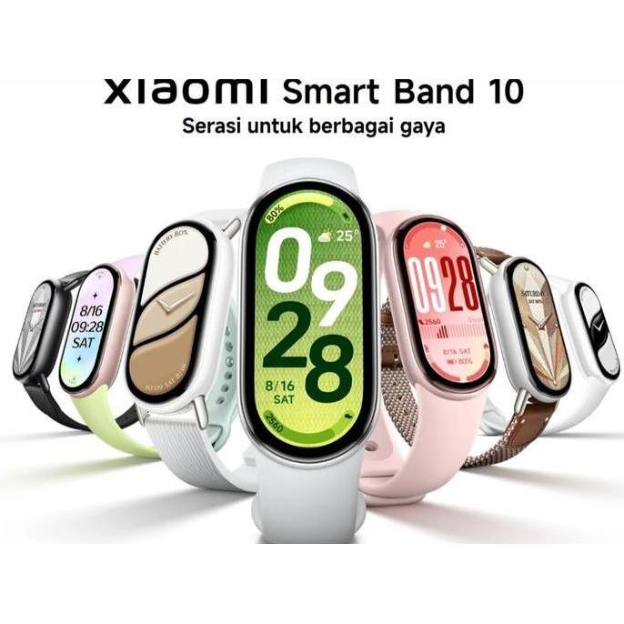 Wrble- Xiaomi Smart Band 10 | Smart Watch 1.72" Mi Band  Layar Amoled Garansi Resmi Jam Bluetooth Sm