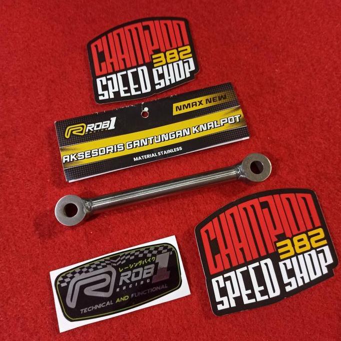 Bracket Braket Breket Knalpot Bawah Stainless ROB1 All New NMAX 2020