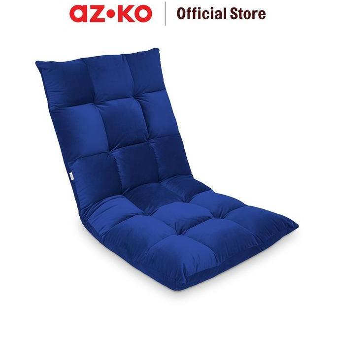 SOLEIL AMADEUS BREEN KURSI LESEHAN LIPAT FABRIC VELVET - BIRU NAVY