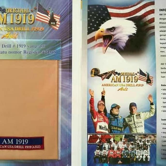 Kain American Drill Seragam - Bahan Drill 1 Roll (35 Meter)