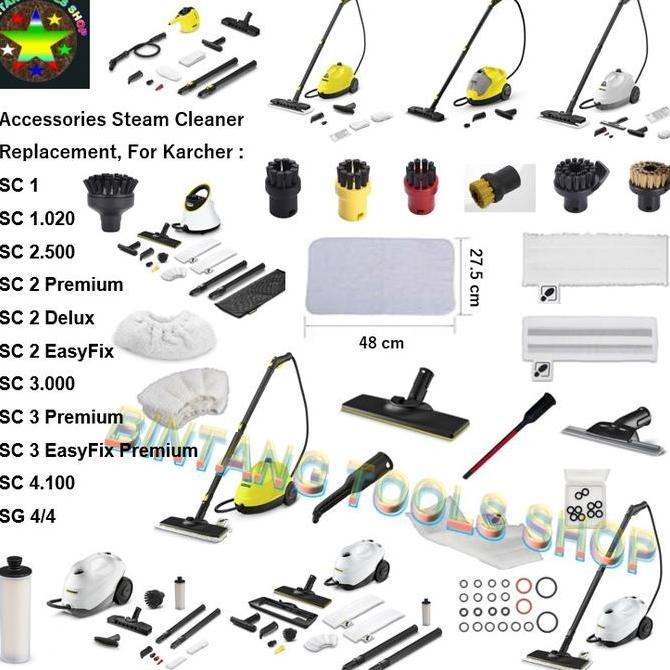 Bersih- Karcher Cloth Brush Kain Nozzle Steam Cleaner For Sc1 Sc2 Sc3 Sc4 Sc5