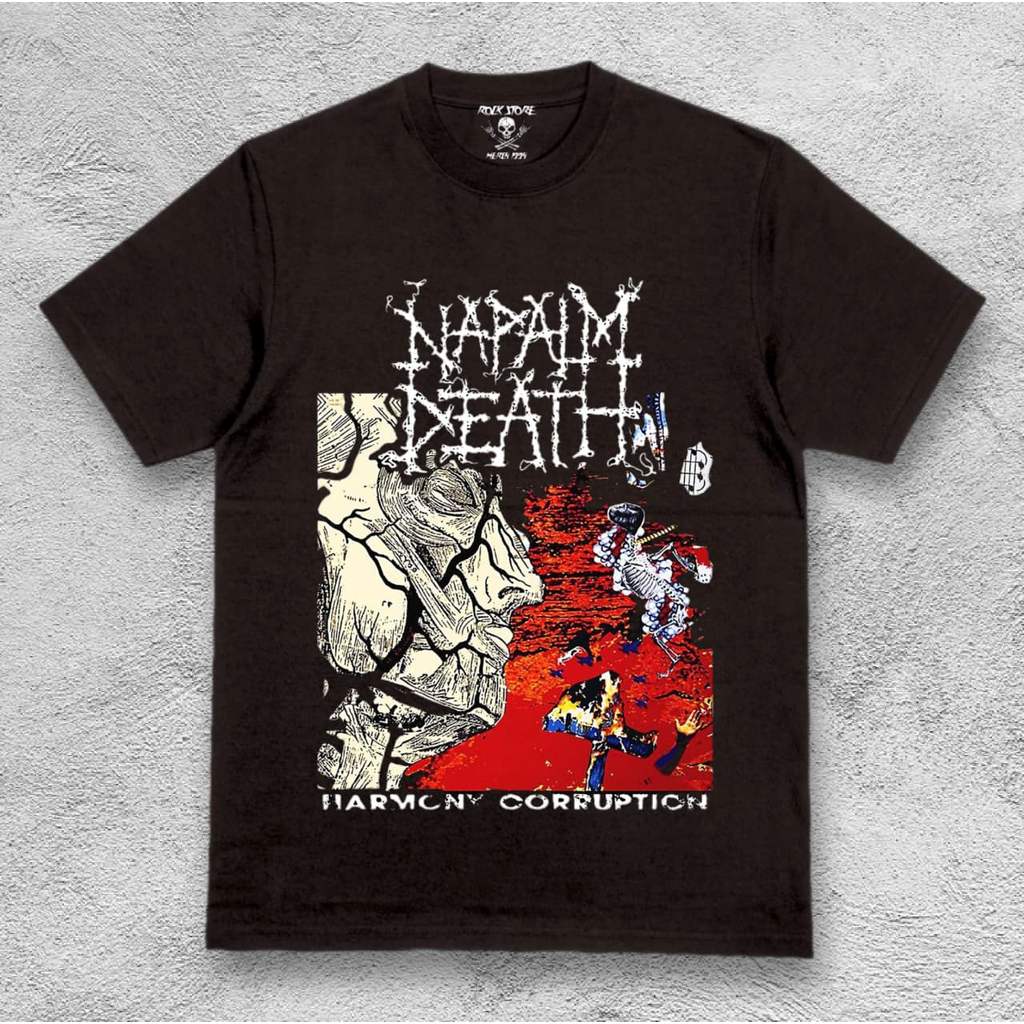 Tshirt Napalm Death harmony coruption premium cotton