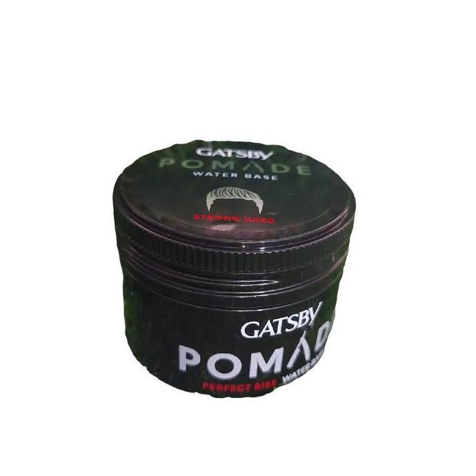 Letssist- Gatsby Pomade Water Base Strong Hard 75 Gr [ Hitam ]/ Pomade/ Perawatan Rambut / Minyak Ra