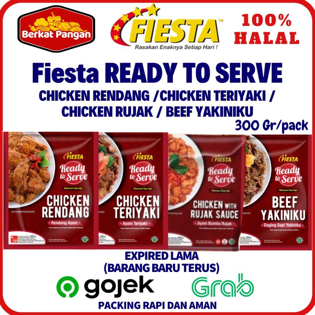 FIESTA Ready to serve Chicken Teriyaki Ayam Teriyaki / Chicken Rendang Ayam Rendang / Beef Yakiniku 