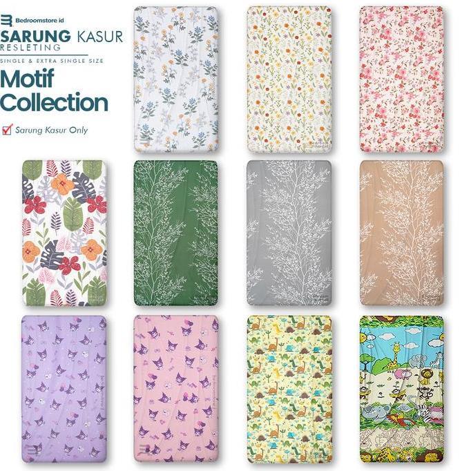 Sleep- Sarung Kasur Busa Resleting Ukuran 140X200X20