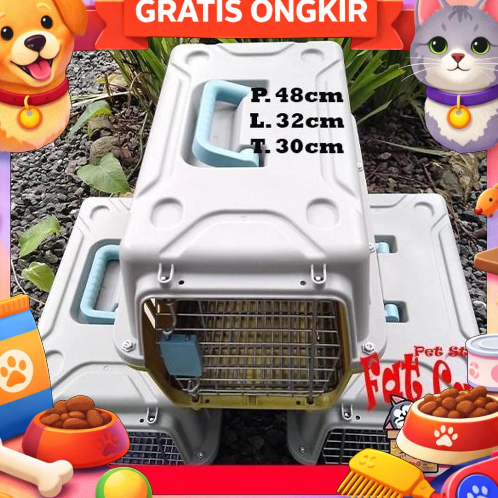 Pet Cargo Pet Carrier Kucing Anjing - Kandang Kucing - Cargo Kucing