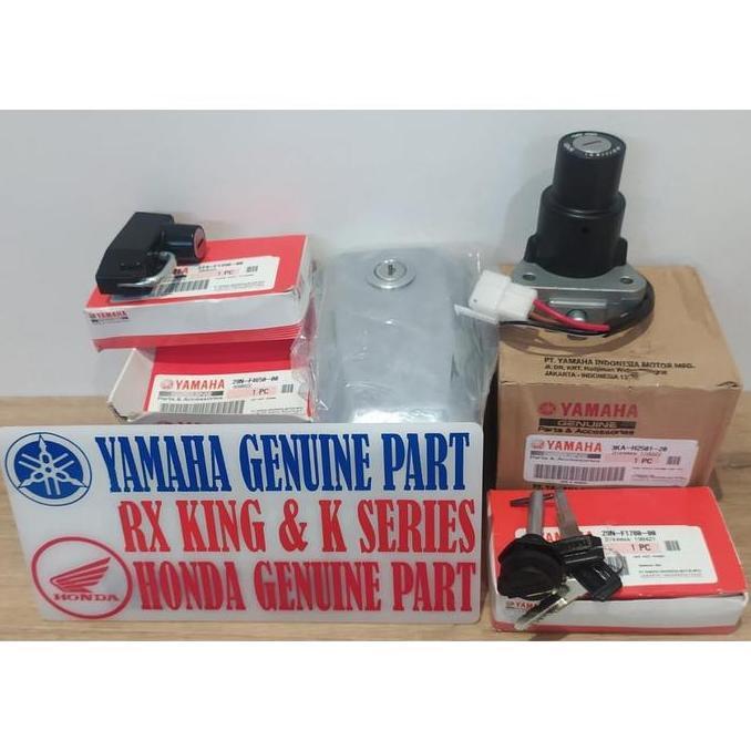 * KUNCI ASSY RX KING BARU (KUNCI KONTAK, HELM, TUTUP BENSIN, BOX TOOLS) *