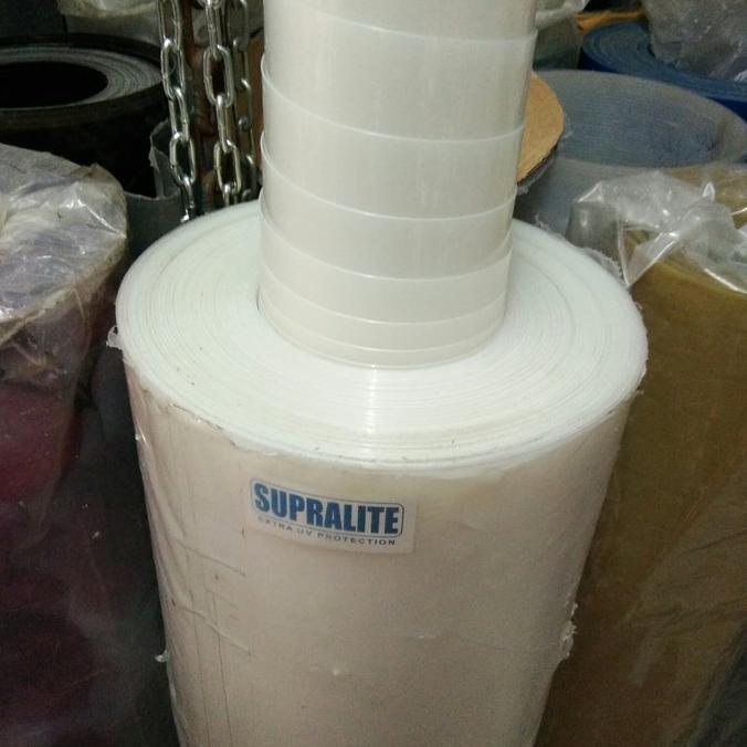 Homemart- Plastik Tutup Pagar Putih Susu Polos / Fiber Meteran